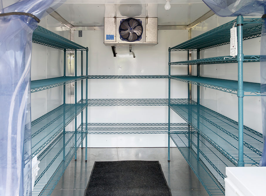 Enclosed trailer's interior
